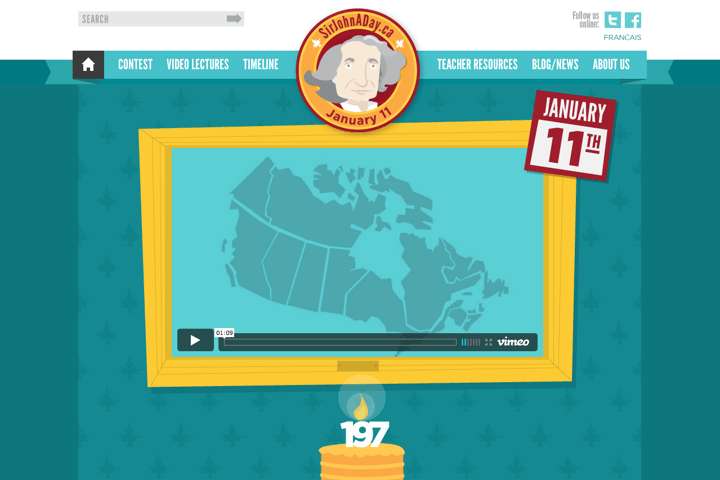 Sir John A Day website preview